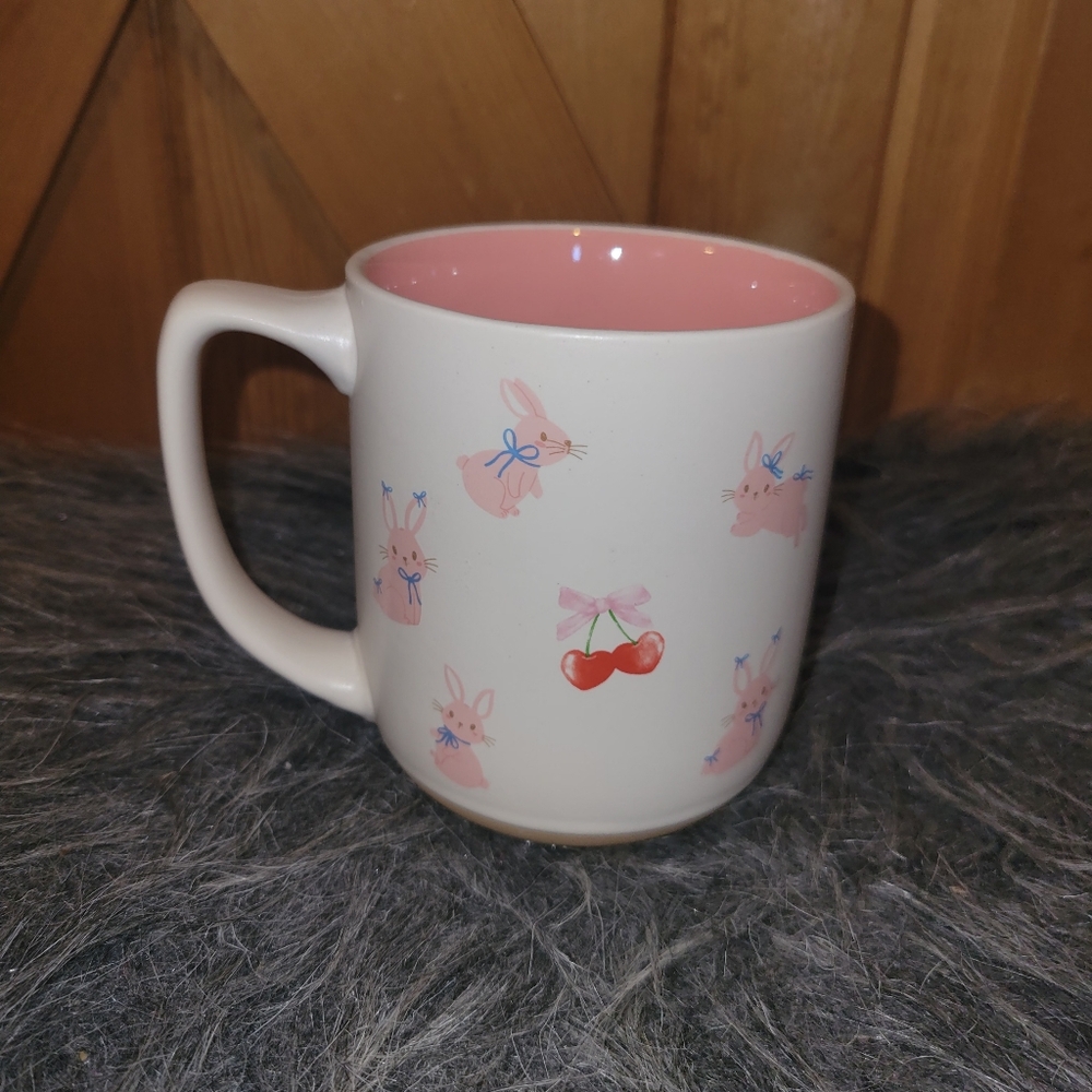 Sunday Morning Bunny And Cherry Mug
